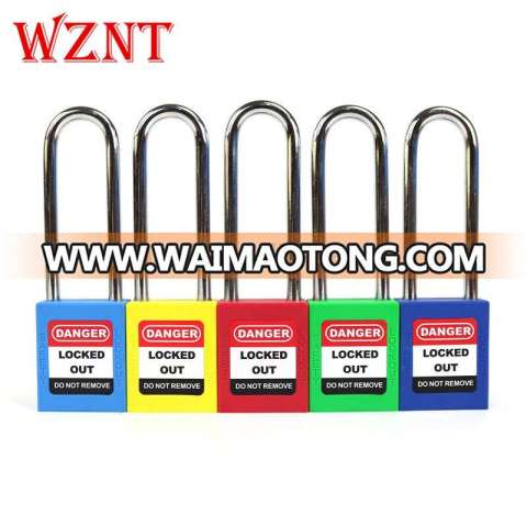 76MM Red Chormeplated Steel Shackle Industrial Safety Lock Out Tag Out Padlock